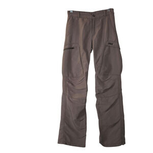 Helly Hansen Mens Brown Outdoor‎ Cargo Hiking Pants Size 28 Performance Gorpcore